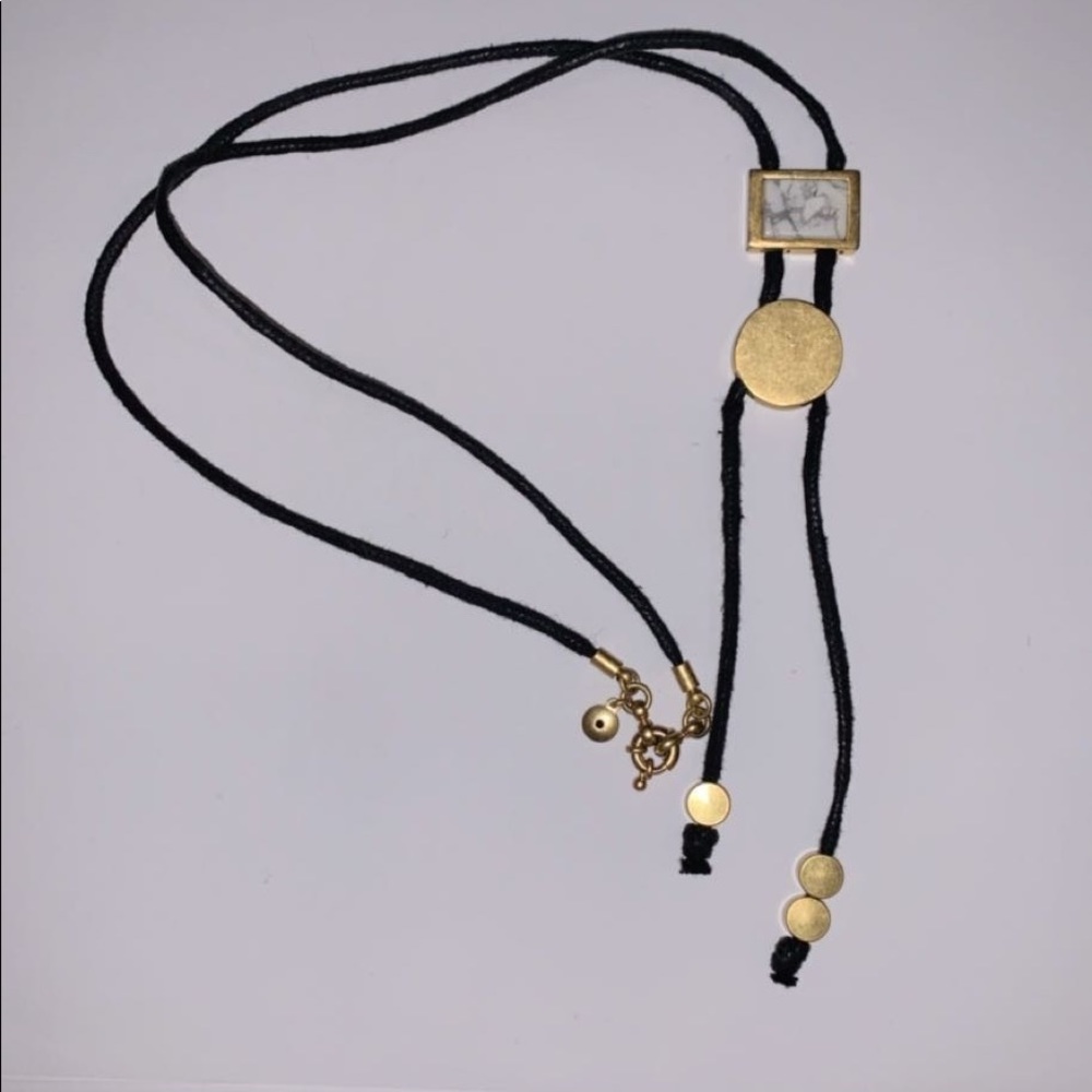 Madewell marble bolo tie